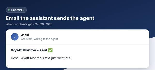 A real example: Closing gift + Google review ask