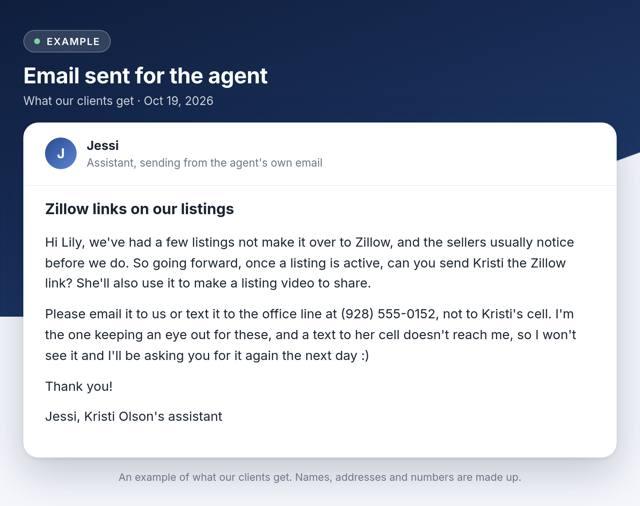 A real example: Zillow link check