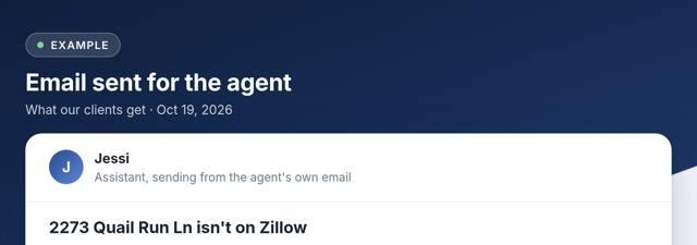A real example: Zillow link check